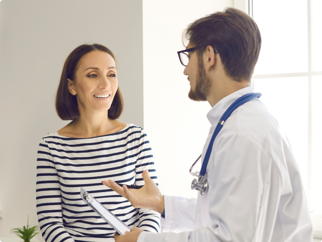 discussion entre médecin et patient